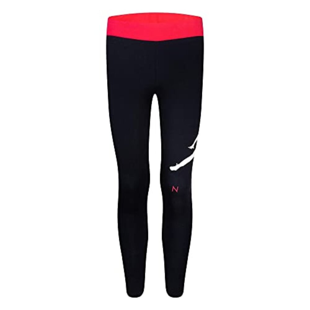 Jordan Kids' Jumpman by Nike Leggings Casual Pants, Black, Medium (8-10 Big Kid)